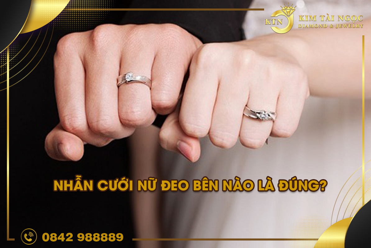 nhẫn cưới nữ đeo bên nào