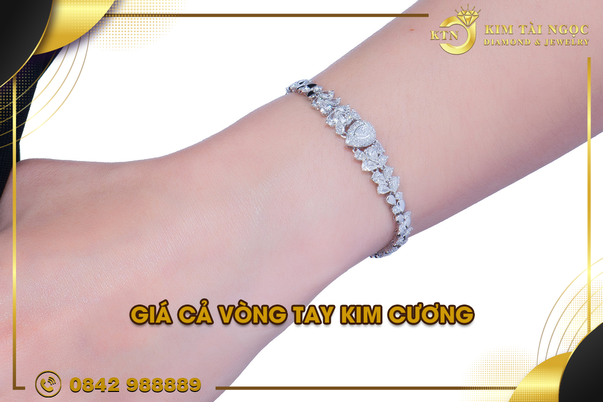 giá cả vòng tay kim cương