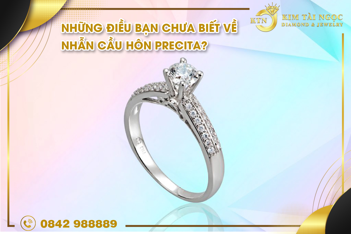 nhẫn cầu hôn precita