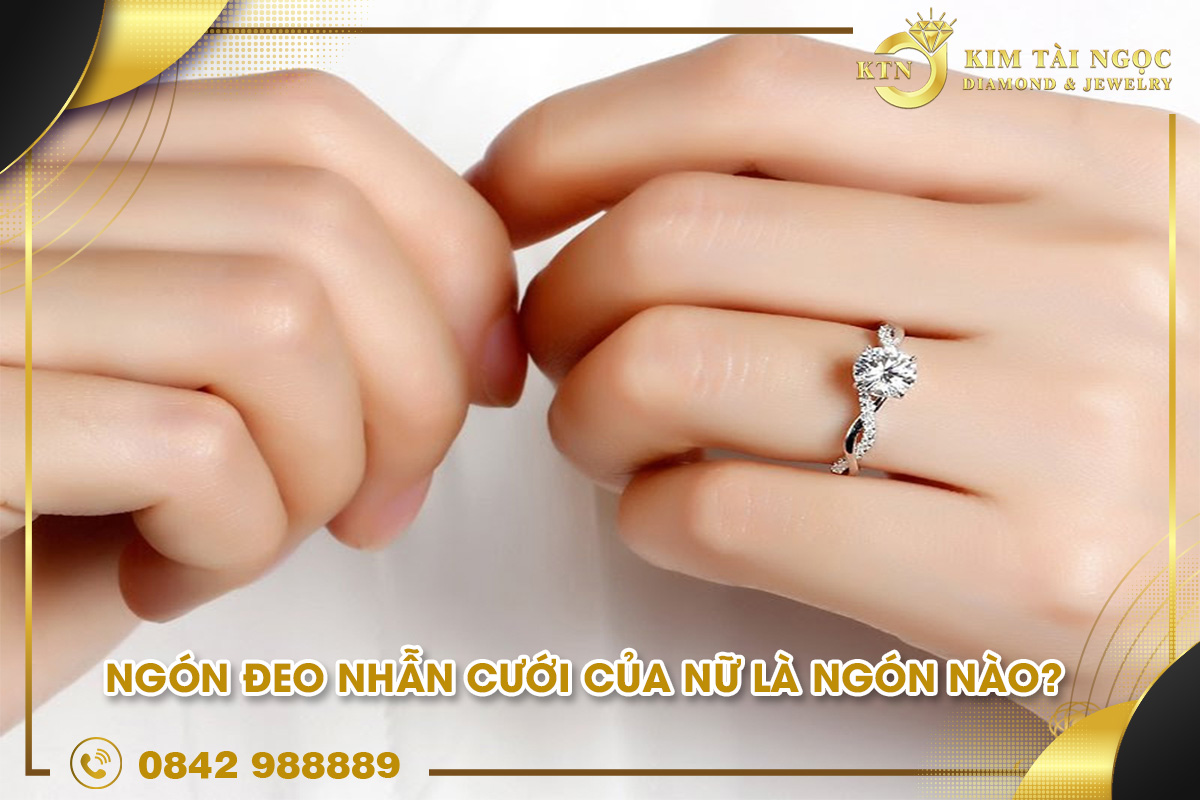 ngón đeo nhẫn cưới của nữ