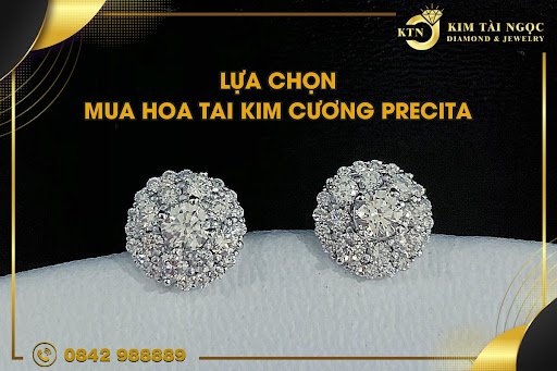 hoa tai kim cương Precita