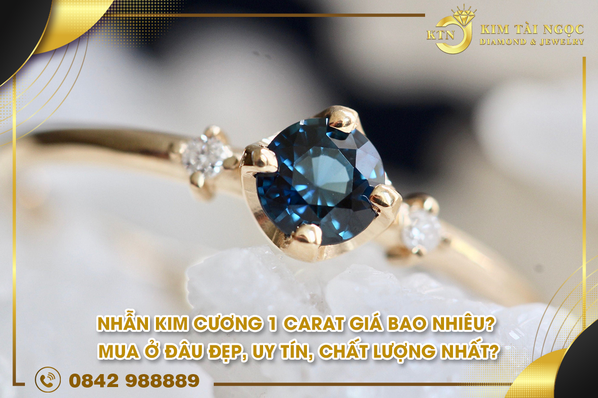 nhẫn kim cương 1 carat giá bao nhiêu