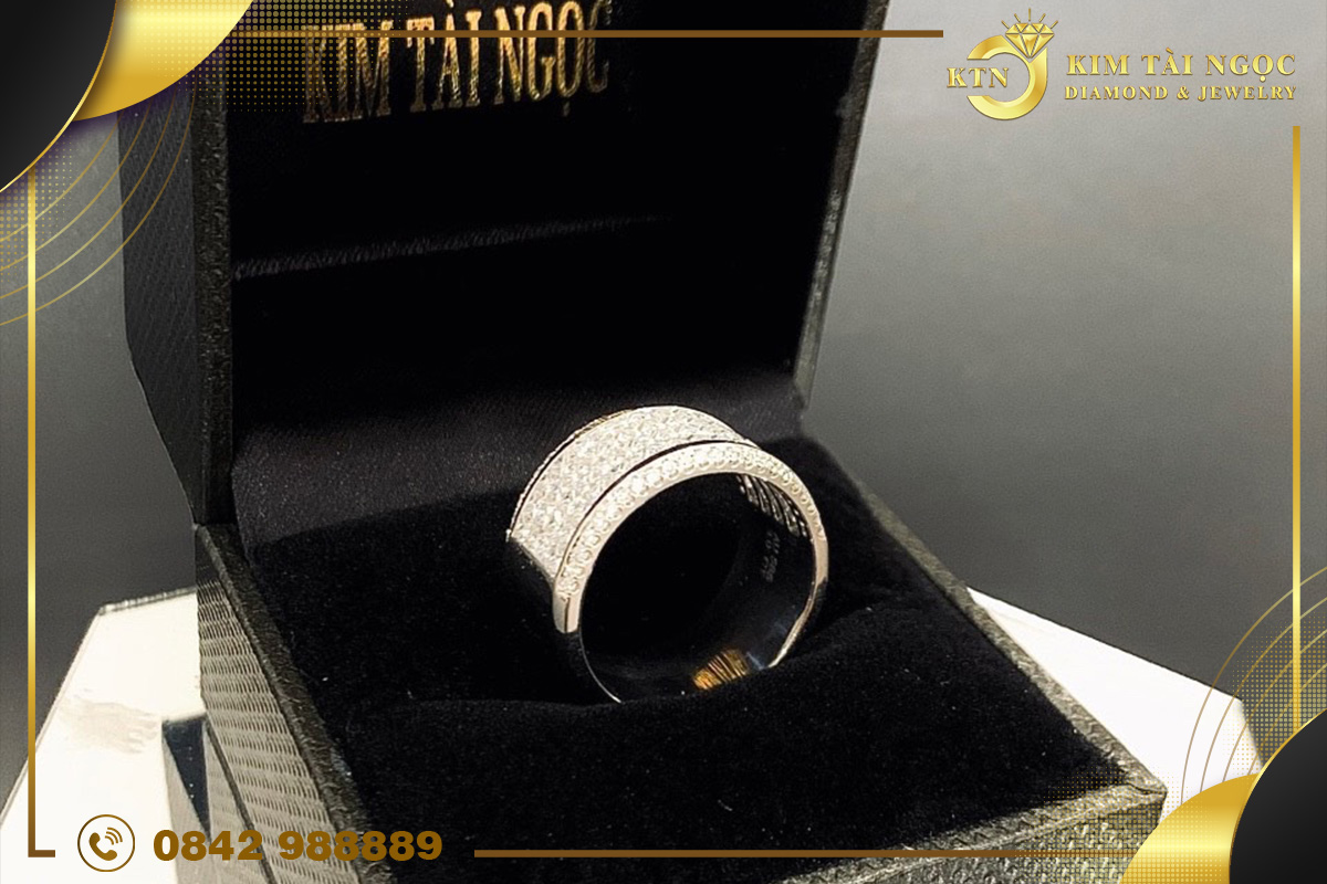 Nhẫn kim cương có thiết kế đơn giản N53307 
