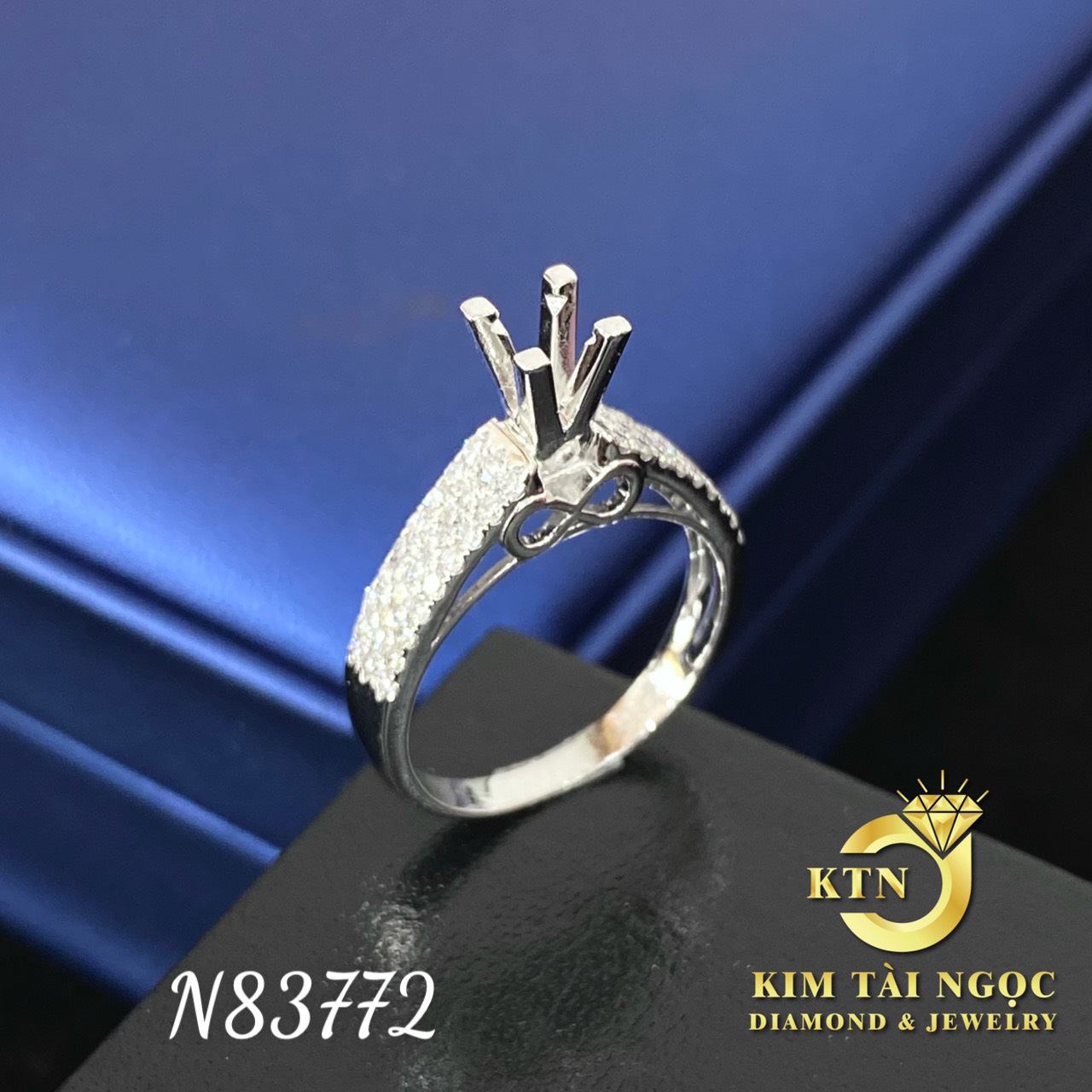 nhẫn kim cương ký hiệu Alpha N83772 