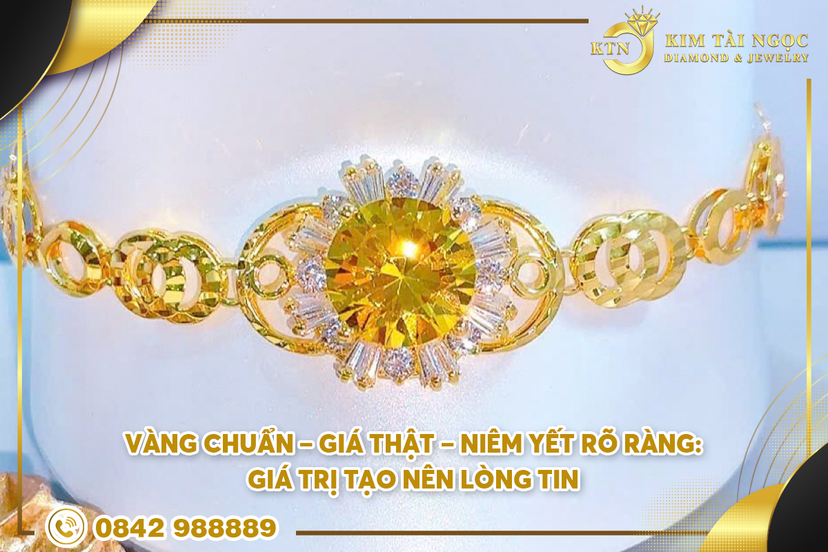 vàng chuẩn – giá thật – niêm yết rõ ràng