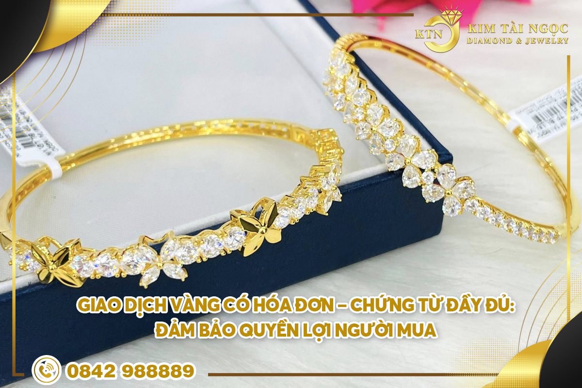 Giao dịch vàng có hóa đơn