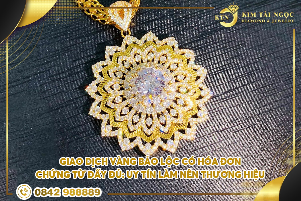 Giao dịch vàng Bảo Lộc có hóa đơn