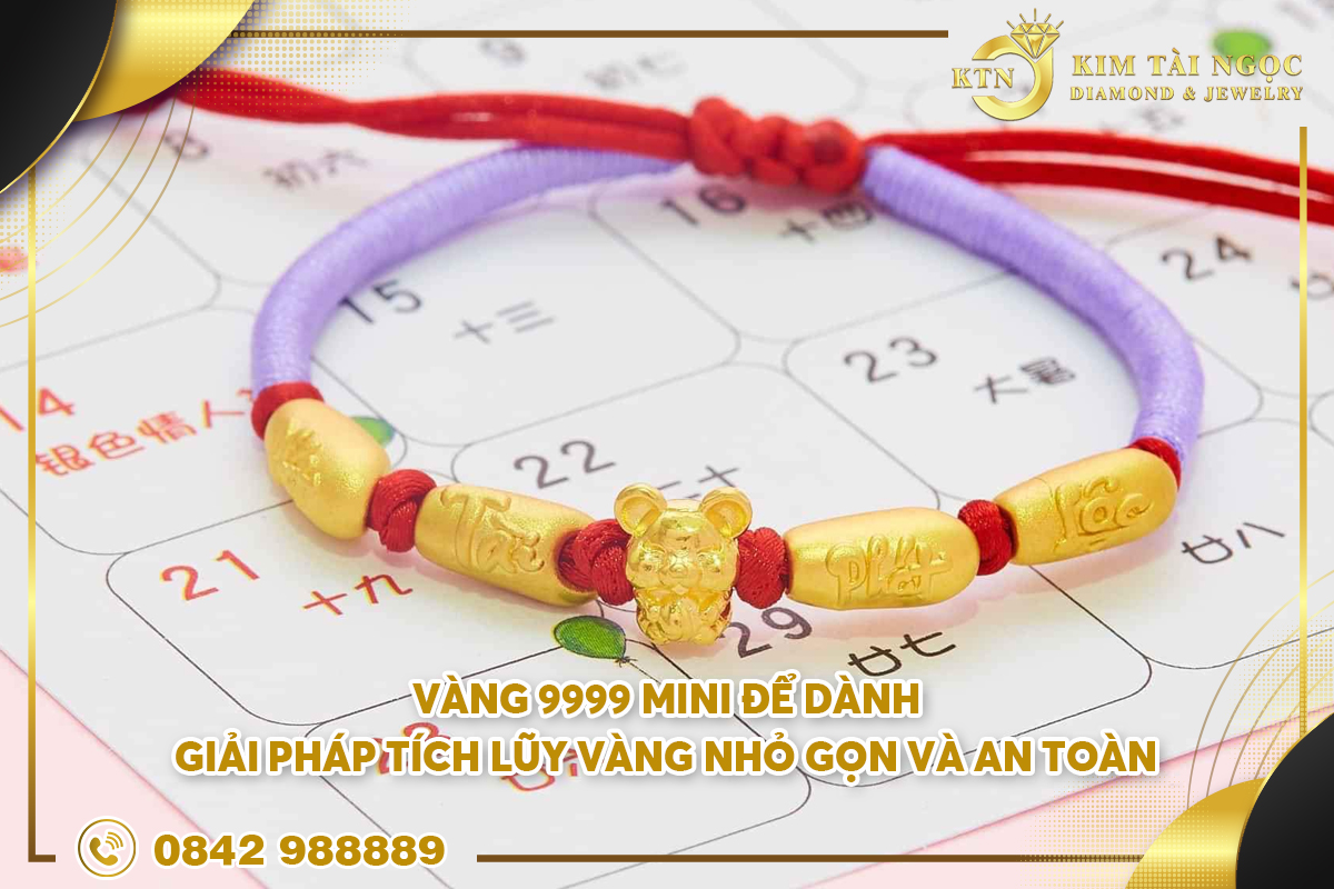 Vàng 9999 mini để dành